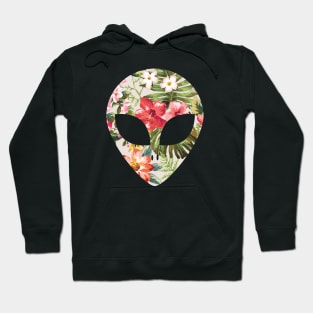 Tropical Alien Head Hoodie